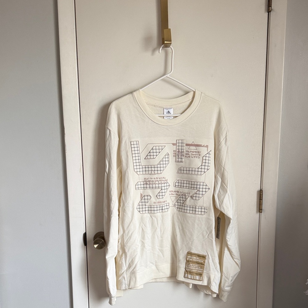 Pixar’s Lightyear Cream Graphic Long Sleeve Sweatshirt